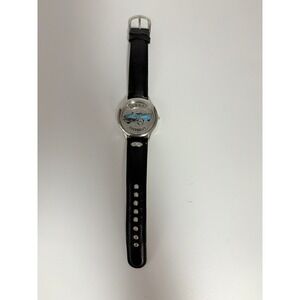 Relic 1957 Chevrolet Convertible Classic American Cars Watch Black Leather Band